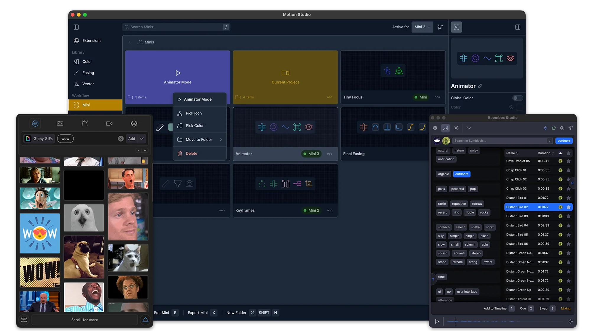 Total creative suite of our industry-leading tools for end-to-end production.