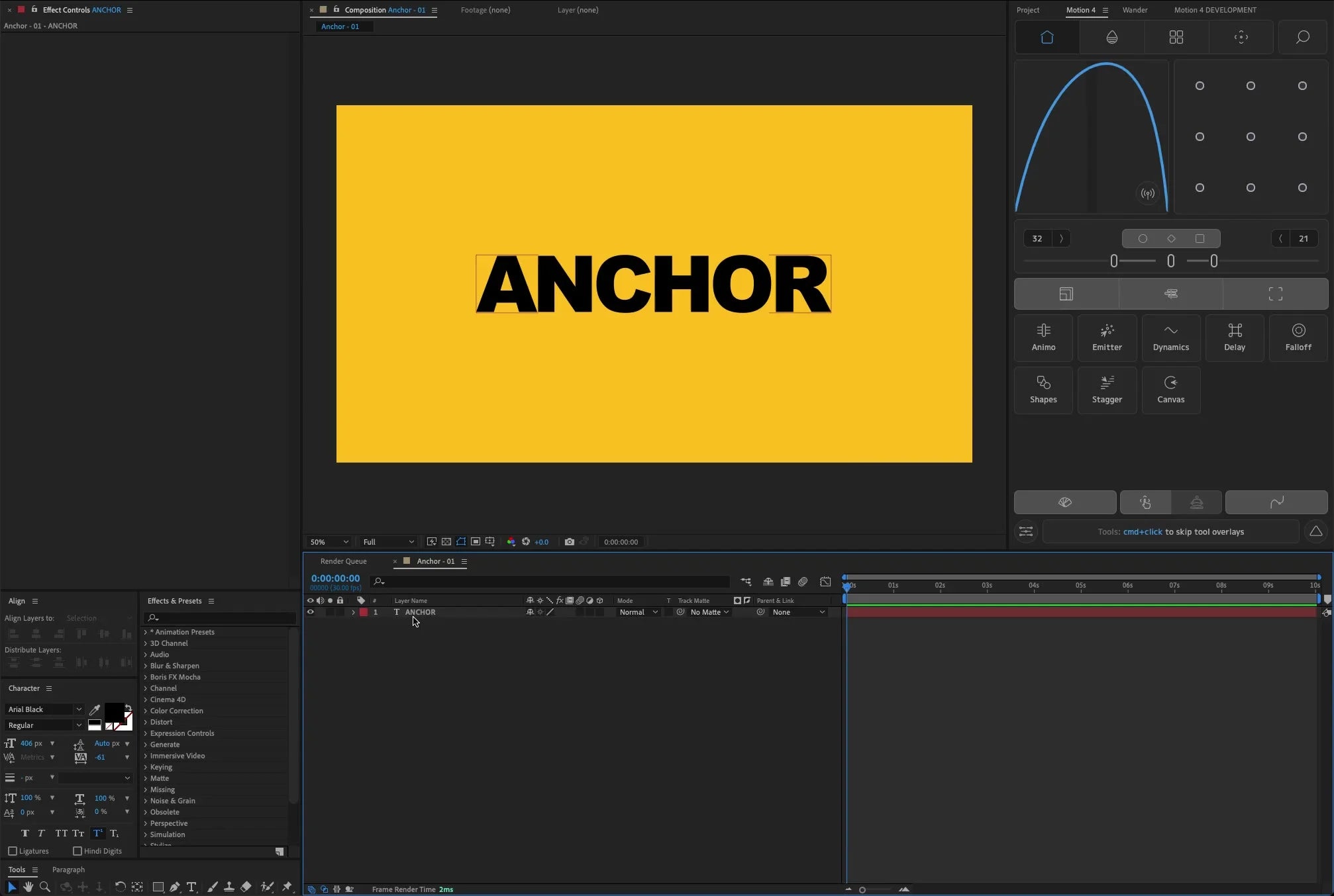 Motion 4 - The most helpful extension for motion designers