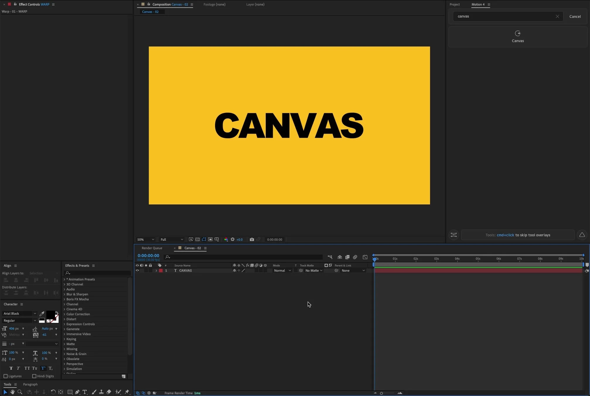 Motion 4 - The most helpful extension for motion designers